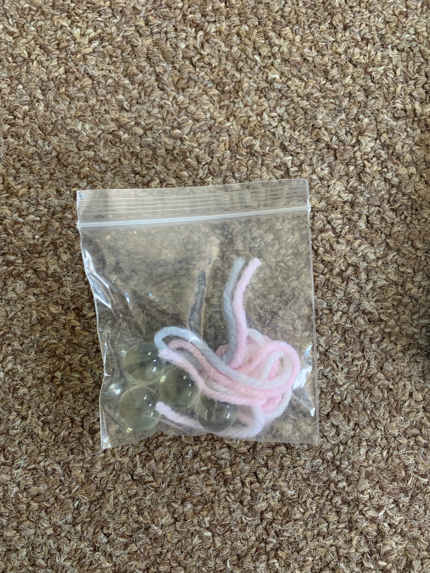 Marbles and Colored String