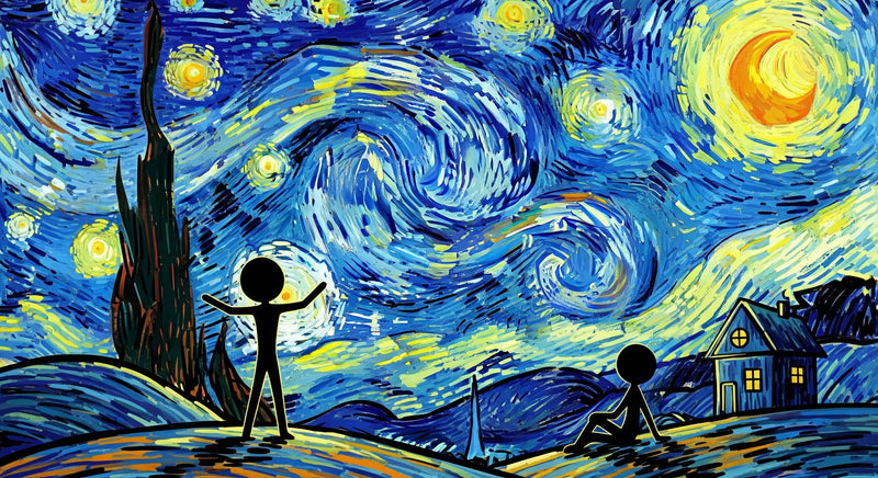 From Stick Figures to Starry Night: Teaching Perspective to Young Kids Simply