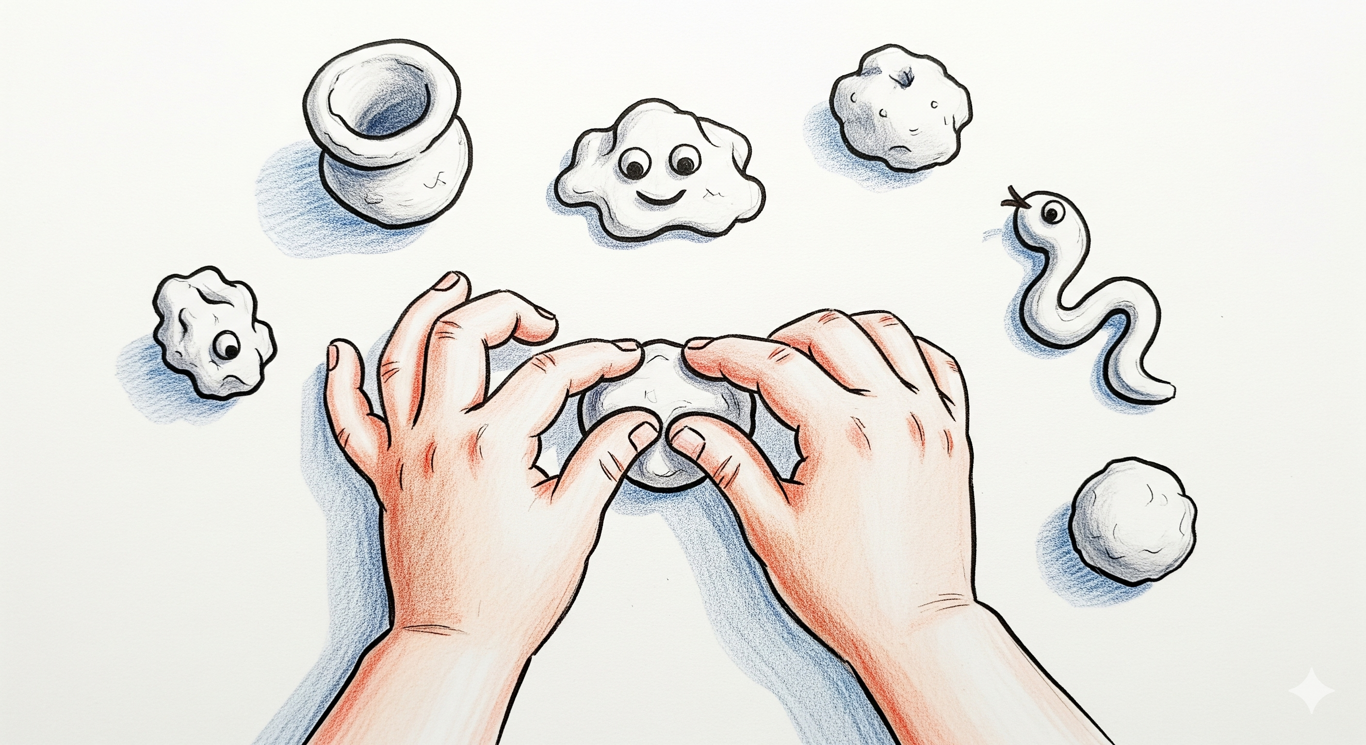 Clay Play: 5 Simple Sculpting Projects for Little Hands (Air Dry Clay Fun!)
