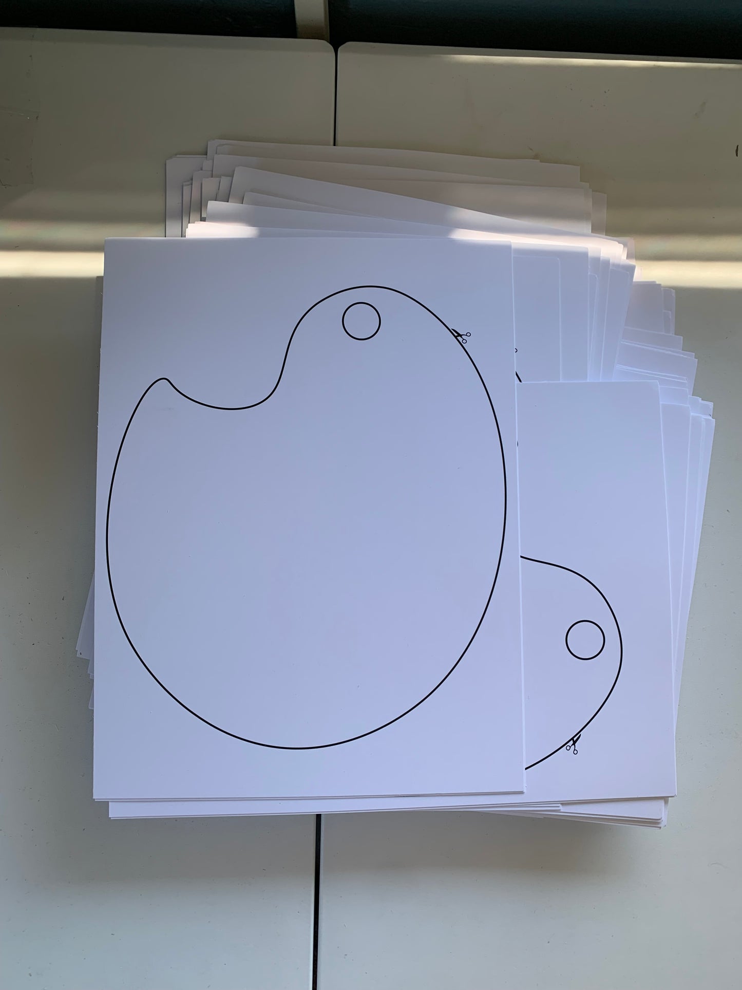 Cardstock Printed Palette