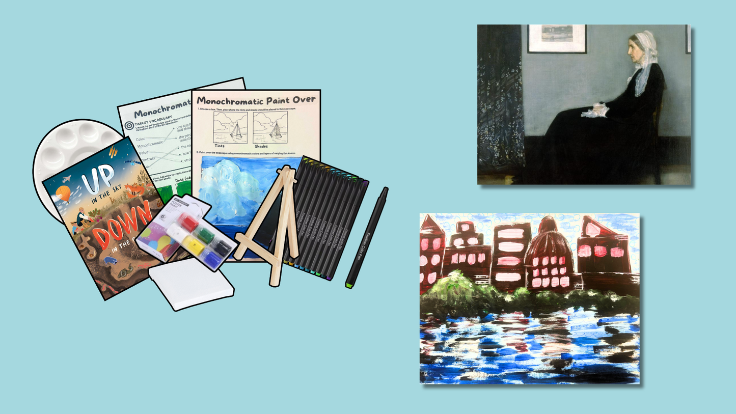 Monochromatic Color Schemes Art Box!