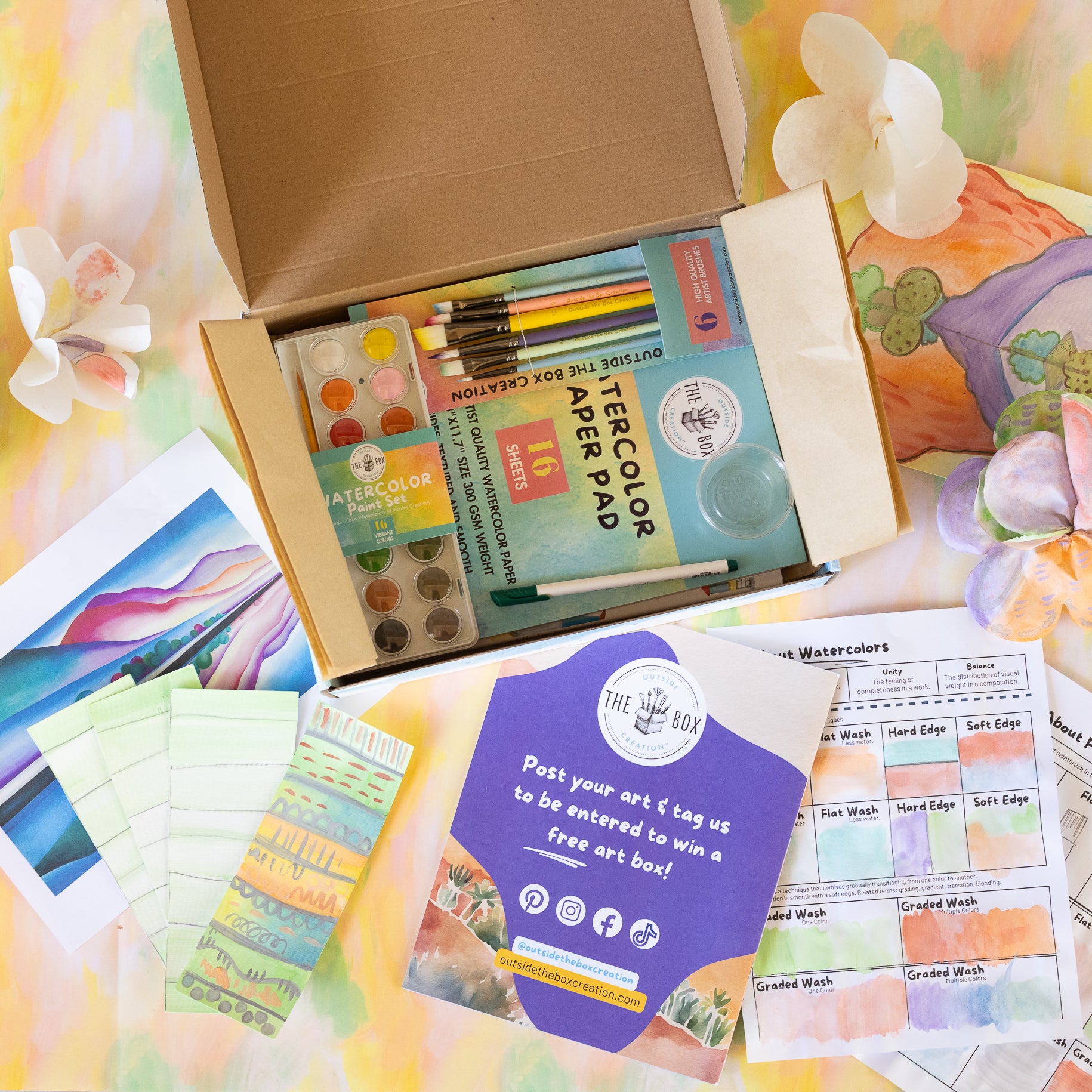 Graded Wash Art Box!