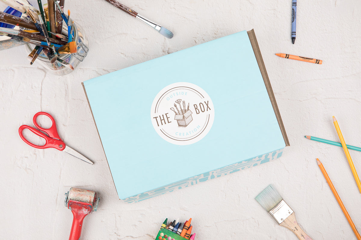 12 Months of Kids Art Boxes – Regular Size – Outside The Box Creation