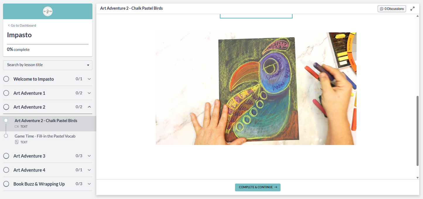 Impasto Digital Art Room Course