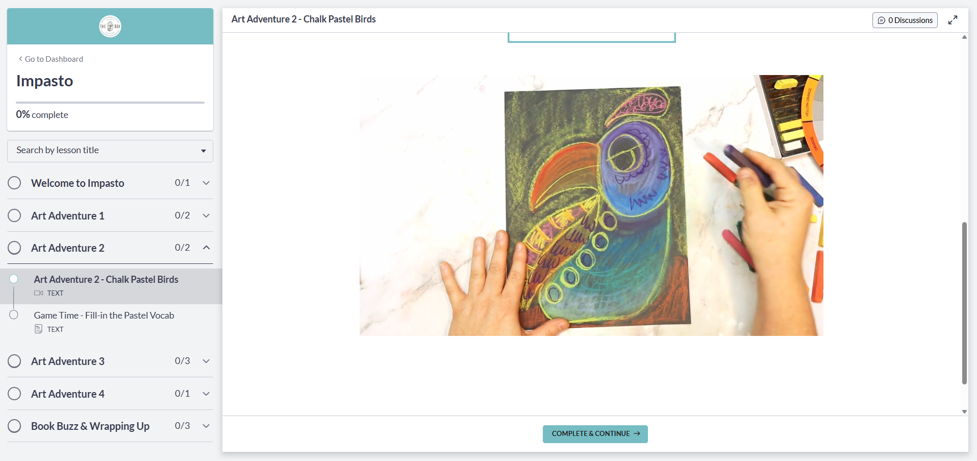 Impasto Digital Art Room Course