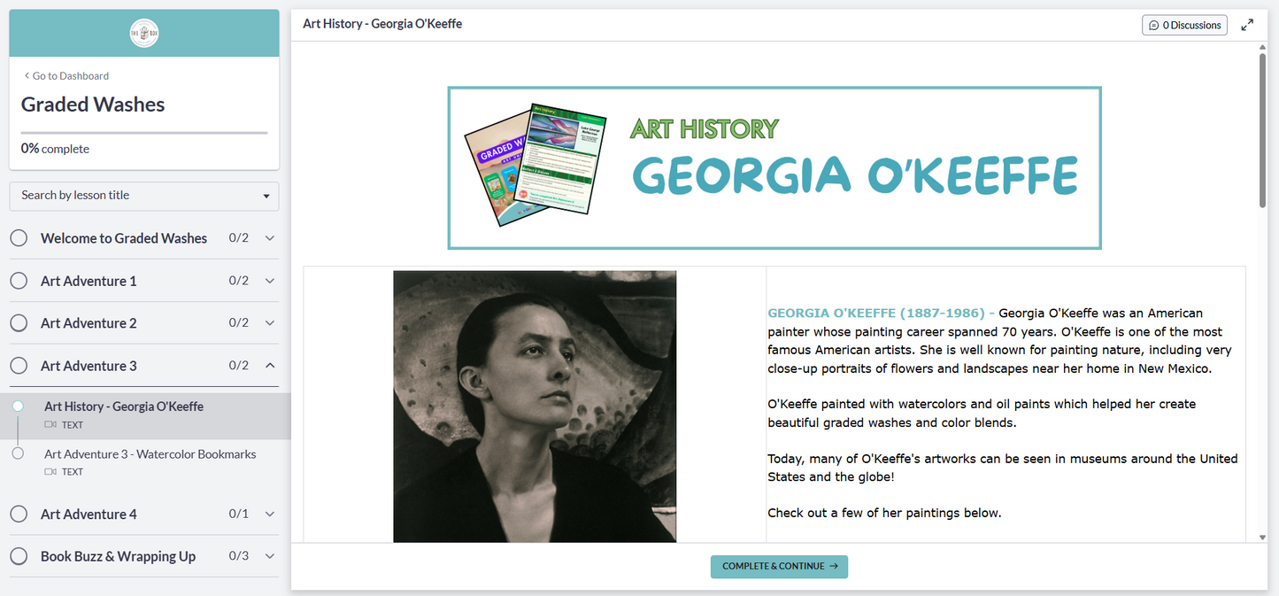 Graded Washes Digital Art Room Course