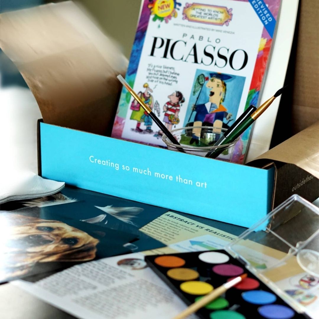 Regular Size Subscription Box 3 Months of Kids Art Boxes - Regular Size – Outside The Box Creation