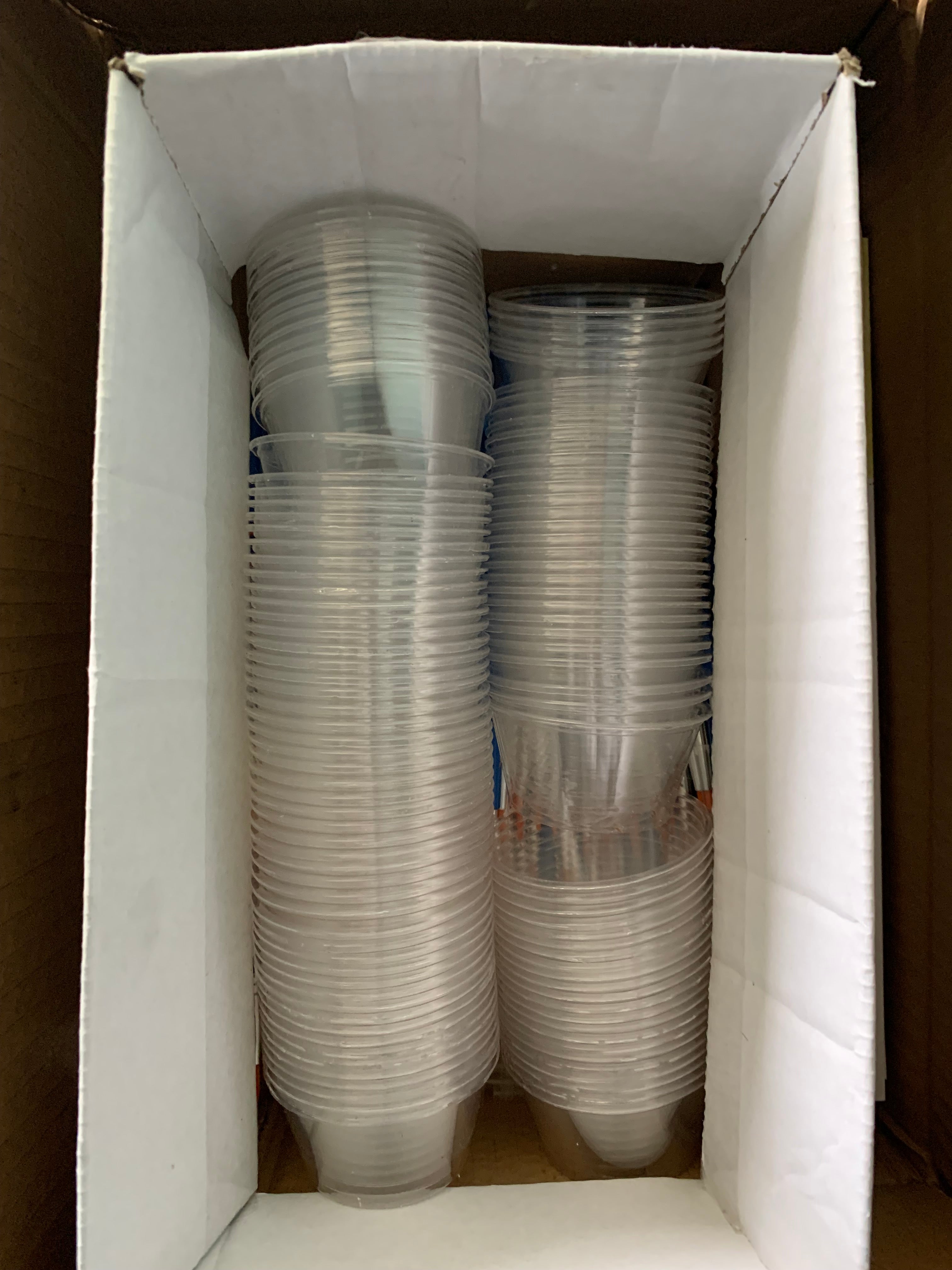 2 oz. Compostable Clear Plastic Cups