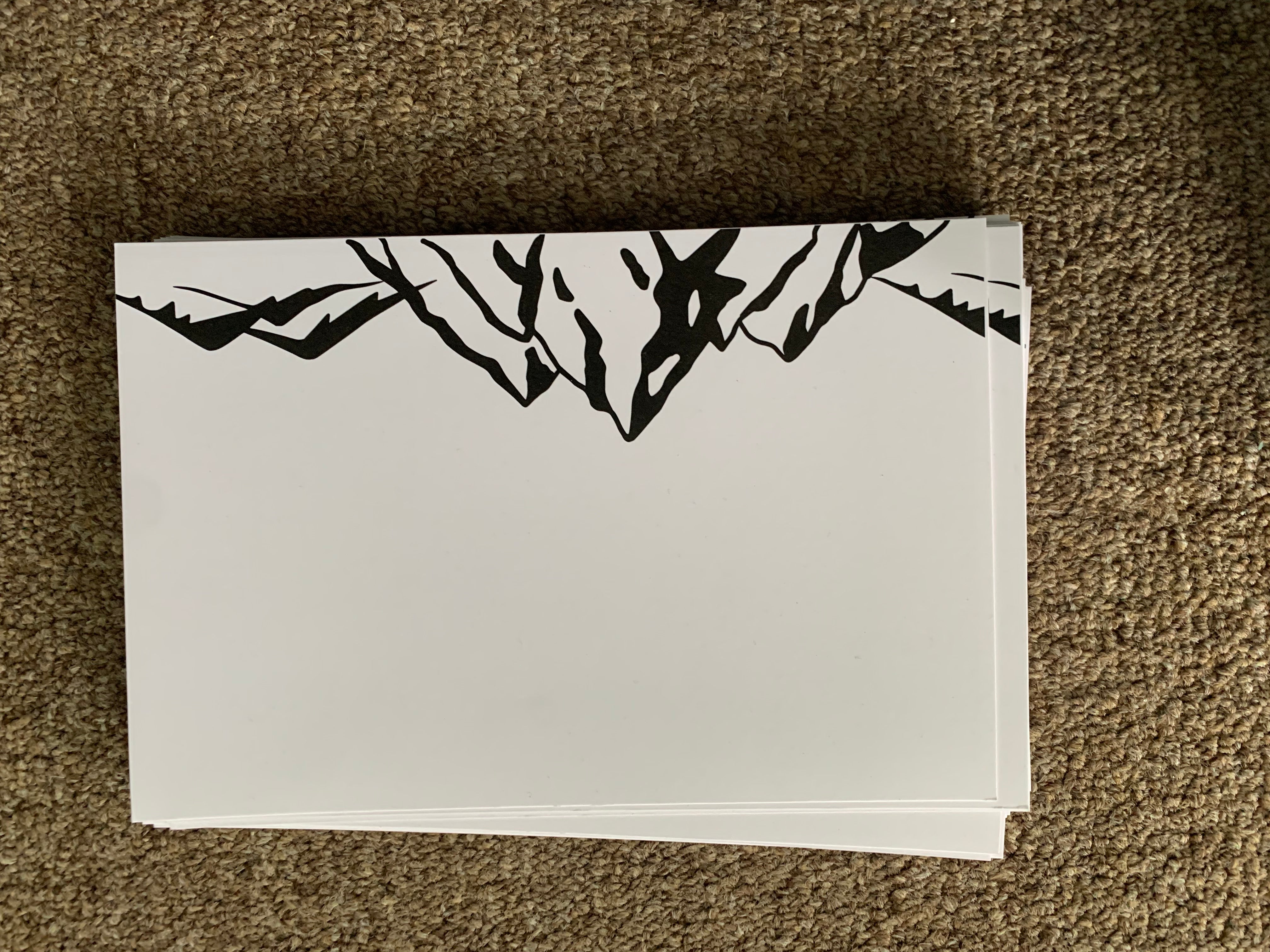 Mountain Art Paper – Outside The Box Creation