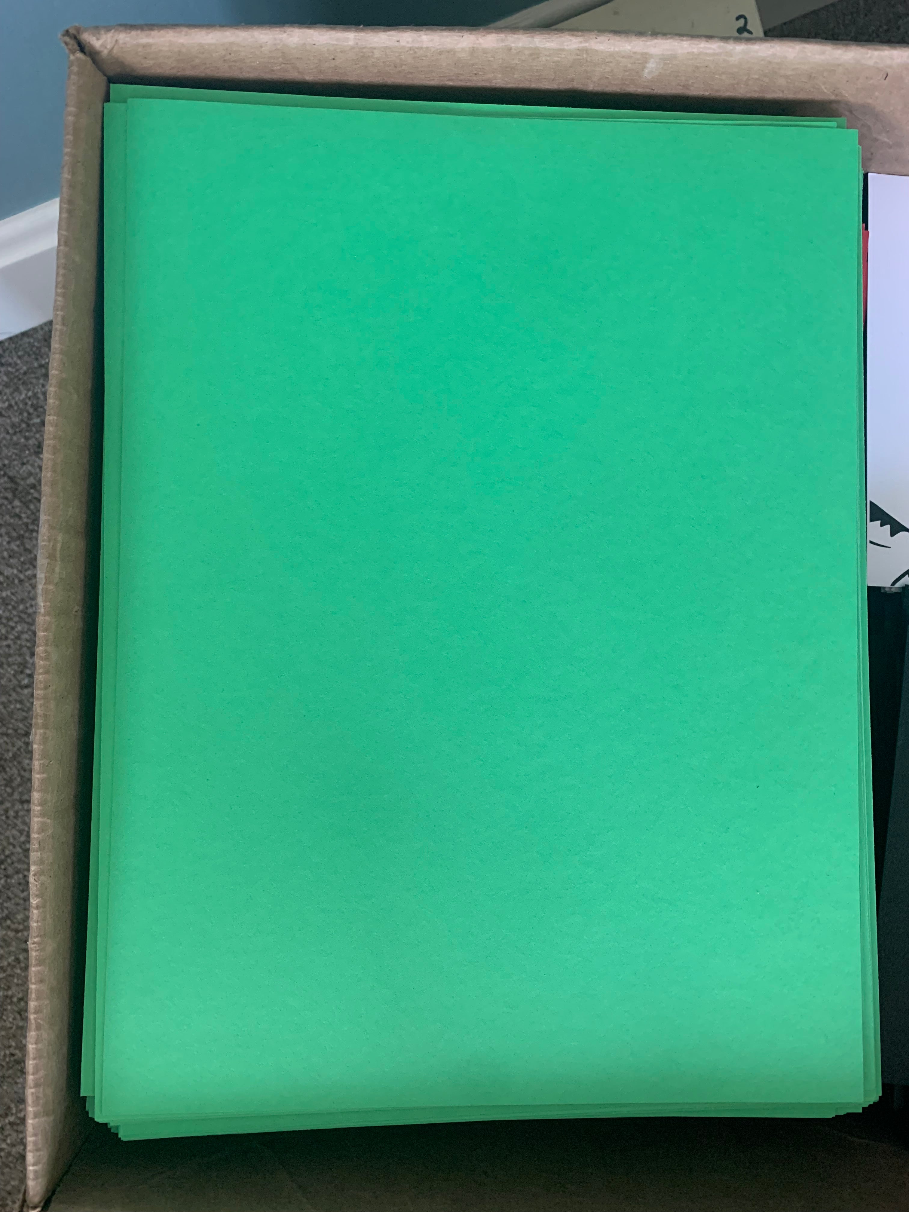 Green Construction Paper – Outside The Box Creation
